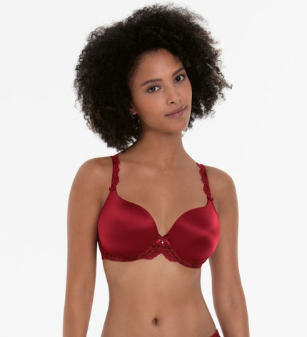 Reggiseno con ferretto Rosa Faia Bobette, colore rubino.