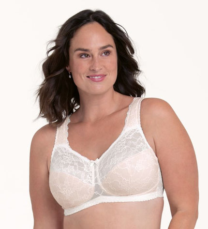Reggiseno comfort senza ferretto Rosa Faia Bobette, colore crystal.