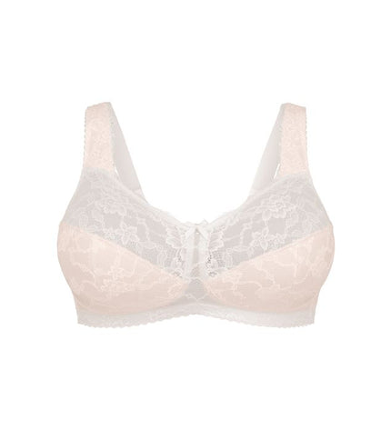 Reggiseno comfort senza ferretto Rosa Faia Bobette, colore crystal.