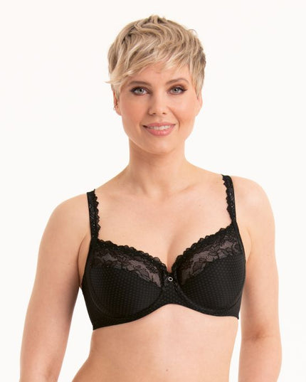 Rosa Faia Eloise Bügel BH ohne Polsterung schwarz