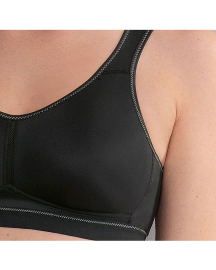 Anita Care Vivana Active Prothesen-Sport-BH ohne Bügel schwarz