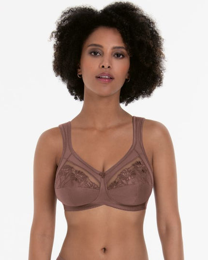 Anita Safina Entlastungs-BH ohne Bügel berry