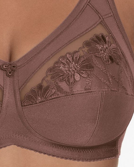 Anita Safina Entlastungs-BH ohne Bügel berry