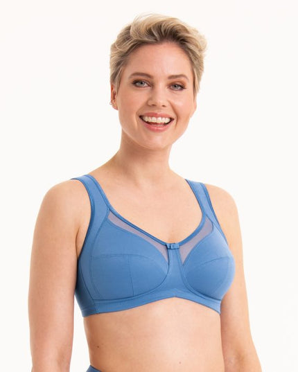 Anita Komfort-BH ohne Bügel Clara blue heaven