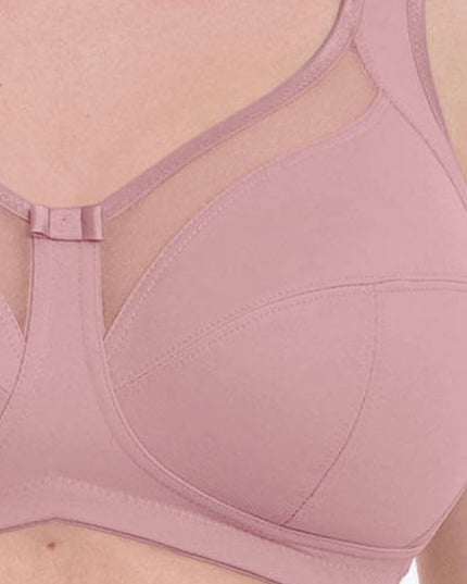 Reggiseno comfort senza ferretto Anita Clara, color legno di rosa.