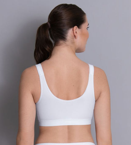 Anita Active Sport BH ohne Bügel mit Vorderverschluss Frontline open weiss