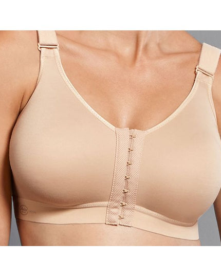 Anita Active Sport BH ohne Bügel mit Vorderverschluss Frontline open desert
