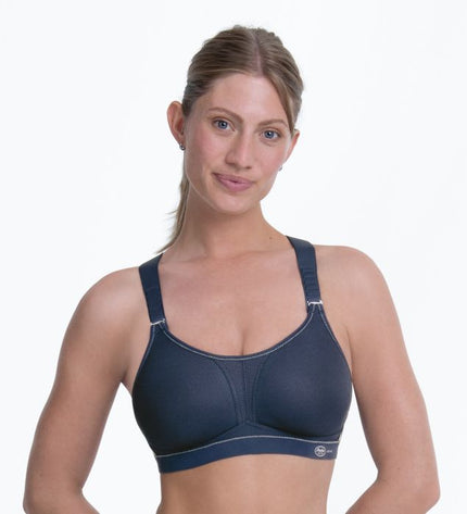 Anita Active DYNAMIX STAR - Sport-BH mit X-Back, Maximum Support blue iris