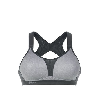 Anita Active DYNAMIX STAR - Sport-BH mit X-Back, Maximum Support heather grey
