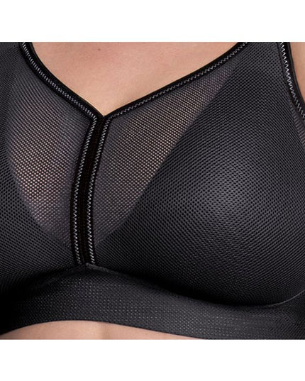 Anita Active Sport BH AIR CONTROL DELTAPAD anthrazit