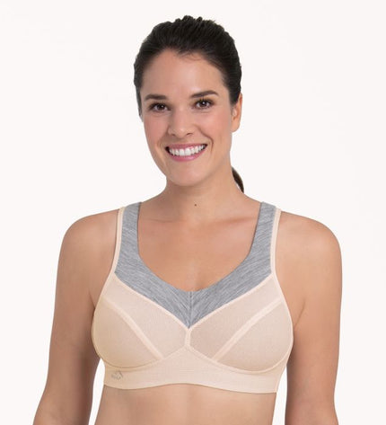 Anita active PanAlp™ Merinowolle Sport-BH  smart rose/melange