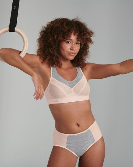 Anita active PanAlp™ Merinowolle Sport-BH  smart rose/melange