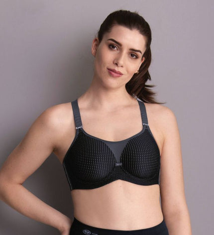 Anita Active PERFORMANCE WIREX – Sport-BH mit Bügel schwarz/anthrazit