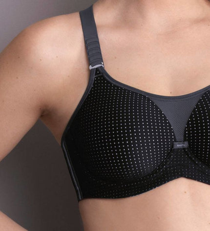 Anita Active PERFORMANCE WIREX – Sport-BH mit Bügel schwarz/anthrazit