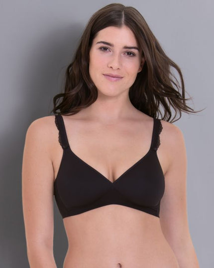 Rosa Faia Selma Soft BH mit Spacerschale ohne Bügel schwarz