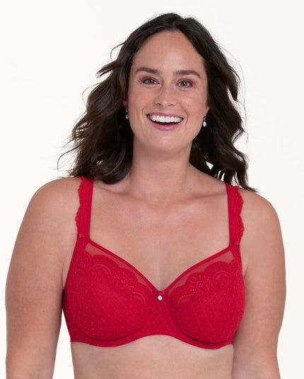 Rosa Faia Selma Bügel BH Big-Cup rot