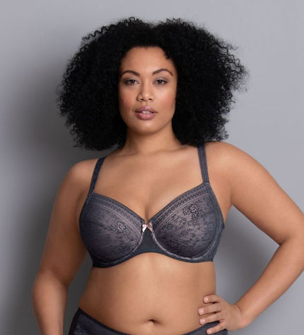 Rosa Faia Bügel BH Fleur anthrazit