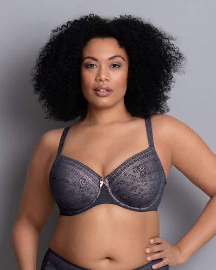 Rosa Faia Bügel BH Fleur anthrazit