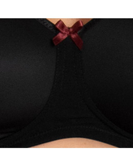 Rosa Faia Fleur Schalen BH ohne Bügel schwarz
