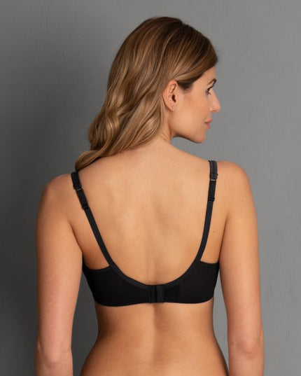 Rosa Faia Fleur Schalen BH ohne Bügel schwarz