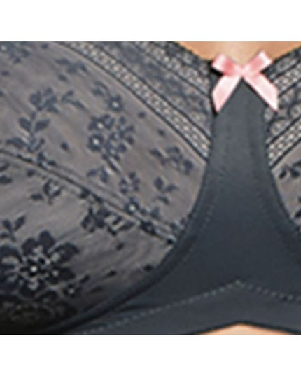 Anita Care Fleur Prothesen-BH ohne Bügel ungefüttert anthrazit