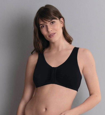 Anita Care Hazel Prothesen-BH ohne Bügel mit Vorderverschluss schwarz