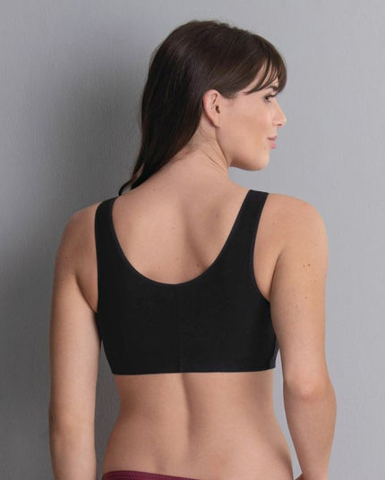 Anita Care Hazel Prothesen-BH ohne Bügel mit Vorderverschluss schwarz