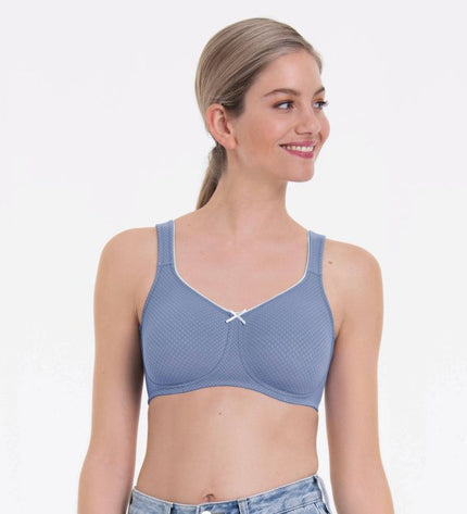 Anita Leni Spezial BH ohne Bügel gemoldet medium blue