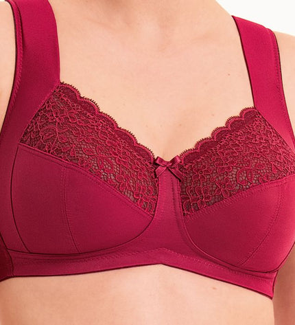 Anita Havanna Entlastungs-BH ohne Bügel dark red