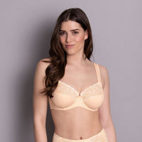 Reggiseno comfort con ferretto Rosa Faia Lucia, colore cipria chiaro.