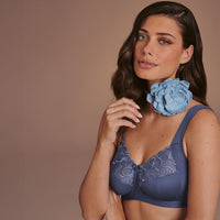 Reggiseno comfort senza ferretto Rosa Faia Lucia, blu chiaro.