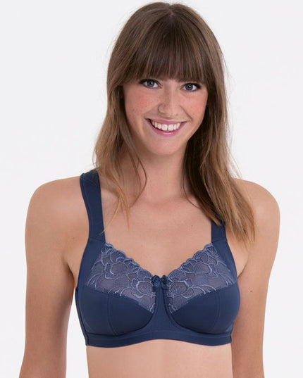 Reggiseno comfort senza ferretto Rosa Faia Lucia, blu chiaro.