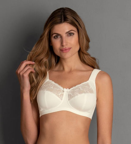 Reggiseno comfort senza ferretto Rosa Faia Lucia, colore crystal.