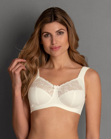 Reggiseno comfort senza ferretto Rosa Faia Lucia, colore crystal.