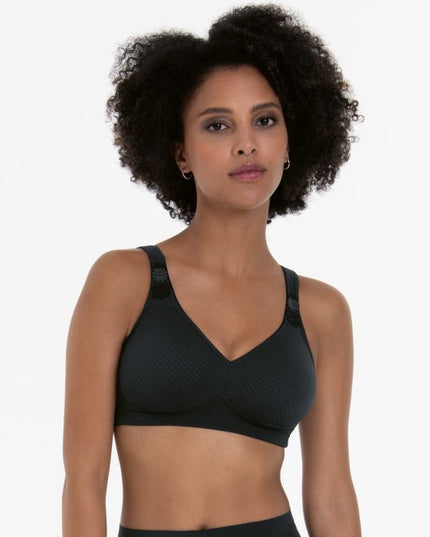 Anita Leni Komfort BH ohne Bügel gemoldet  schwarz