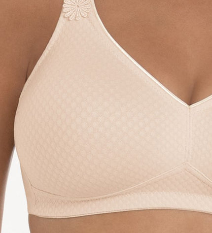 Reggiseno Anita Leni Comfort senza ferretto, modellato, rosa cipria.