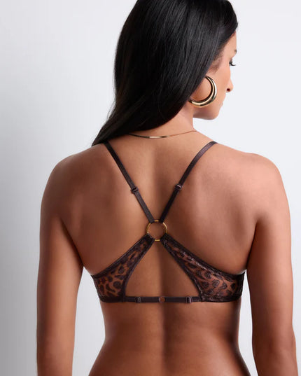 Aubade Triangel-Bralette ohne Bügel Crazy in Love satin brown