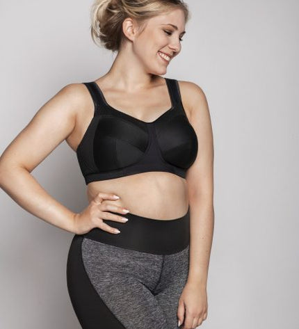 Ulla Sport BH ohne Bügel Kate schwarz
