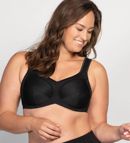 Ulla Sport BH mit Bügel Kate schwarz