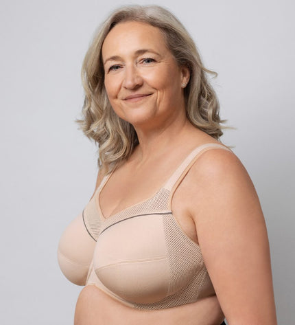 Ulla Sport BH mit Bügel Kate biskuit