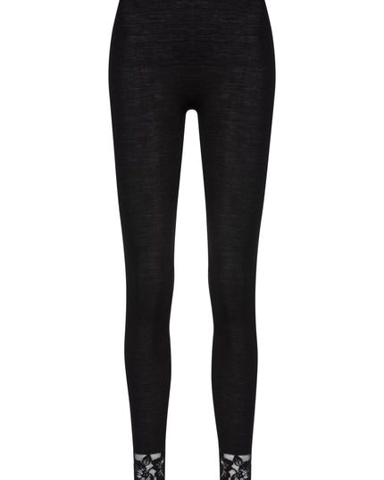 Mey Leggings mit Spitze Wool Love