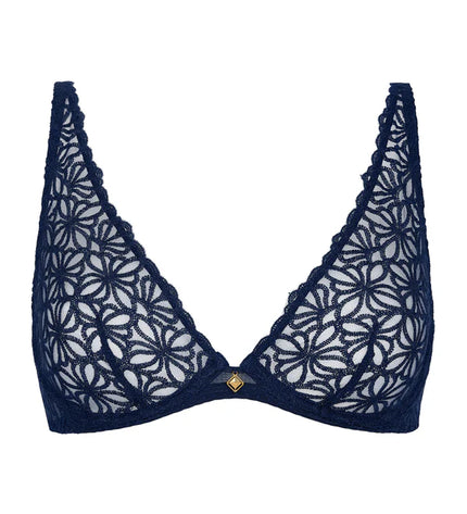 Aubade Triangel-BH mit Bügel ohne Polsterung Secret Memories deep blue