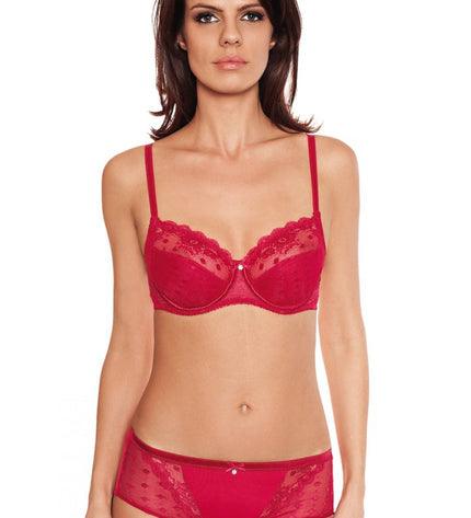 Lisca Bügel BH - Irina rot