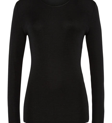 Hanro langarm Shirt Woolen Silk