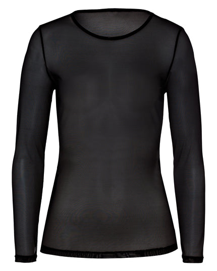 Hanro Langarm Shirt Smooth Illusion schwarz