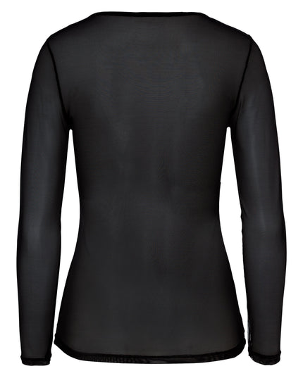 Hanro Langarm Shirt Smooth Illusion schwarz