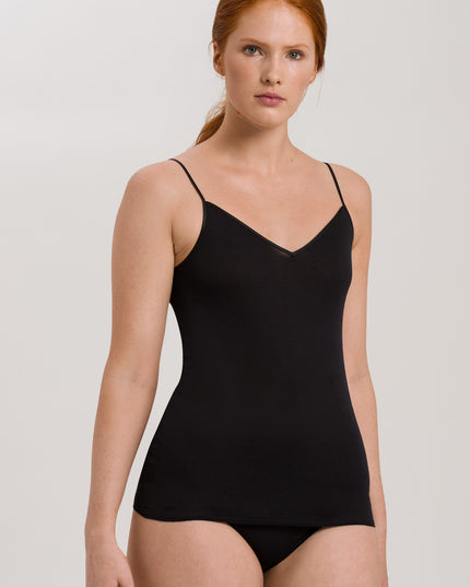Hanro Spaghetti Top Cotton Seamless