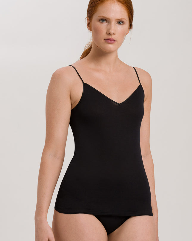 Hanro Spaghetti Top Cotton Seamless