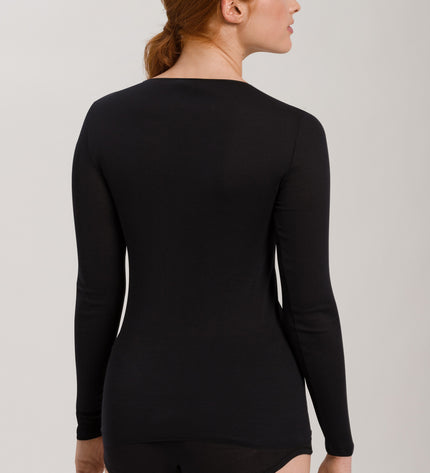 Hanro Shirt langarm Cotton Seamless