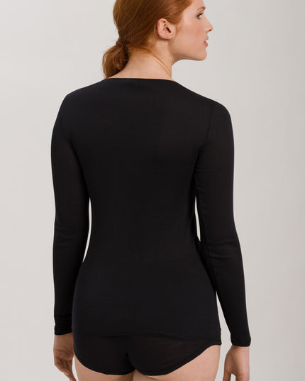 Hanro Shirt langarm Cotton Seamless